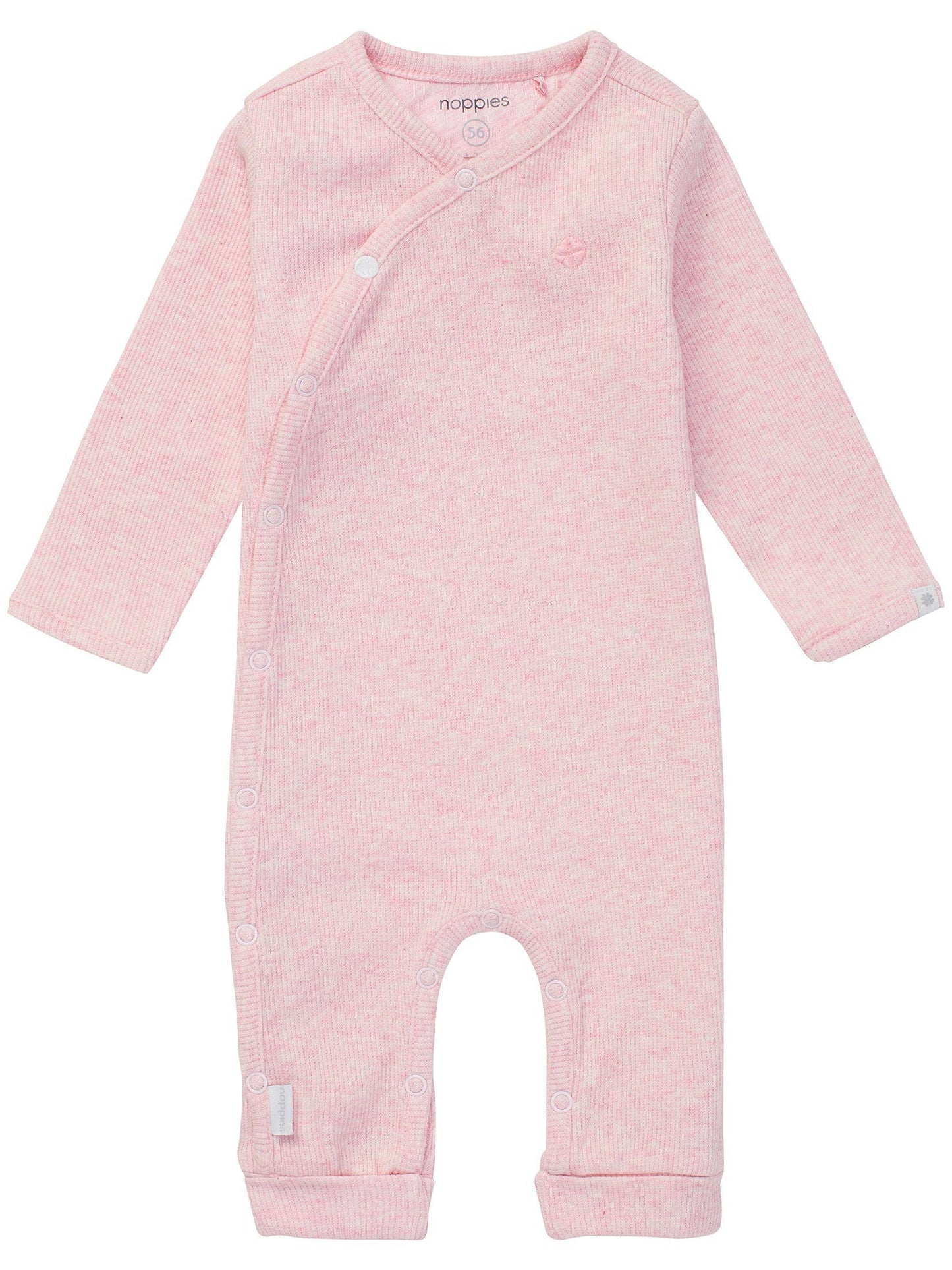 Footless Tiny Baby Sleepsuit - Premium, Pink Sleepsuit / Babygrow Noppies 