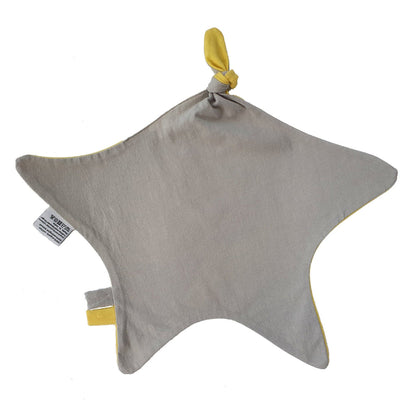 Yellow & Grey Star Shaped Comforter: GOTS Comforter Summerville 