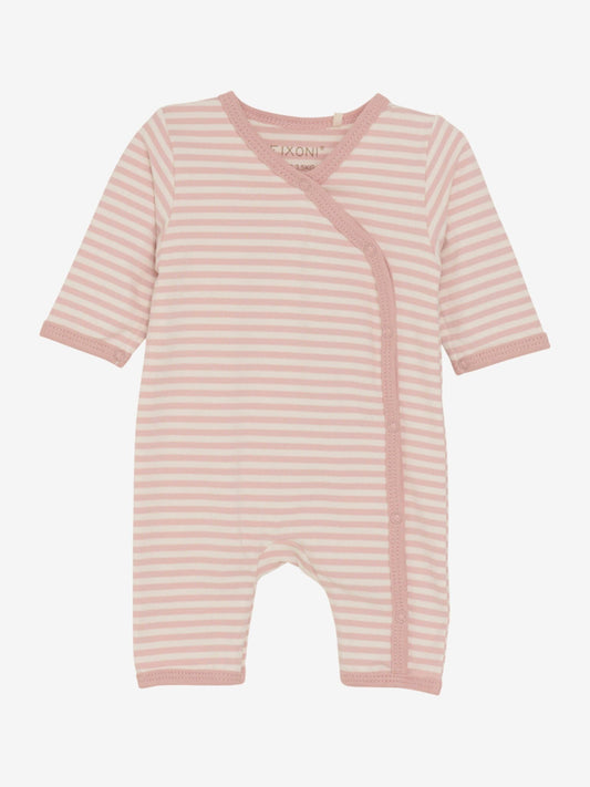 Fixoni PInk Striped Babygrow Sleepsuit / Babygrow Fixoni 