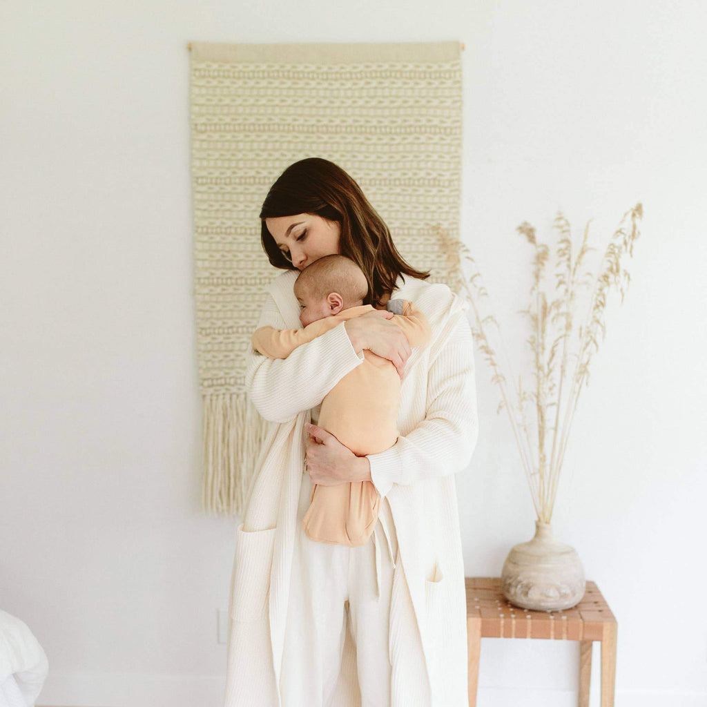 Bamboo & Organic Cotton Sleeping Sack/Gown - Poppy Pink Sleeping Bag Goumikids 