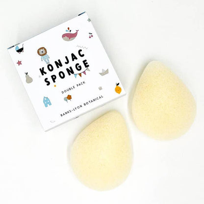 Konjac Baby Sponge (Double Pack) Parent Gift Banks-Lyon Botanical 