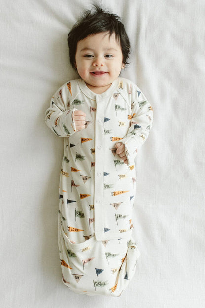 Baby Sleeping Bag / Gown - Affirmations Sleeping Bag Goumikids 