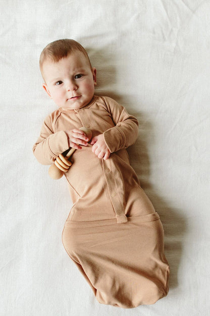 Baby Sleeping Bag / Gown - Sandstone Sleeping Bag Goumikids 