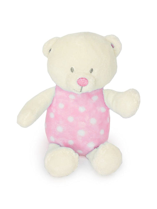 Pink Polkadot Bear Rattle Toy Toy Keel Toys 