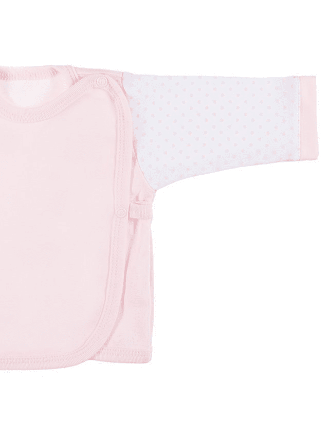 Early Baby Wraparound Top, Pink Top / T-shirt EEVI 