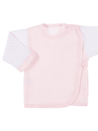 Early Baby Wraparound Top, Pink Top / T-shirt EEVI 