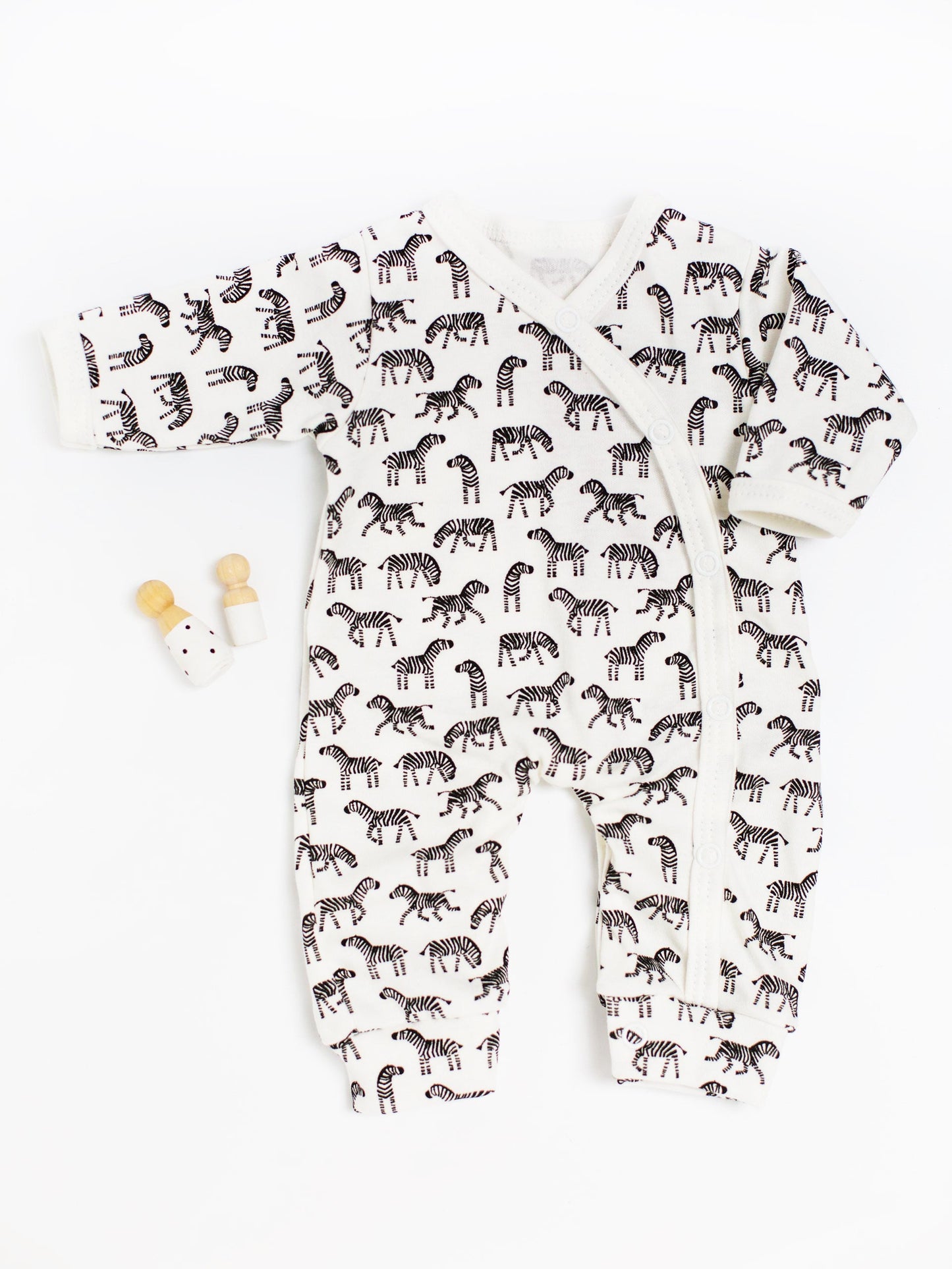 Little Zebras Gift Set - Sleepsuit, Zebra toy & Card Gift Set Little Mouse Baby Clothing & Gifts 