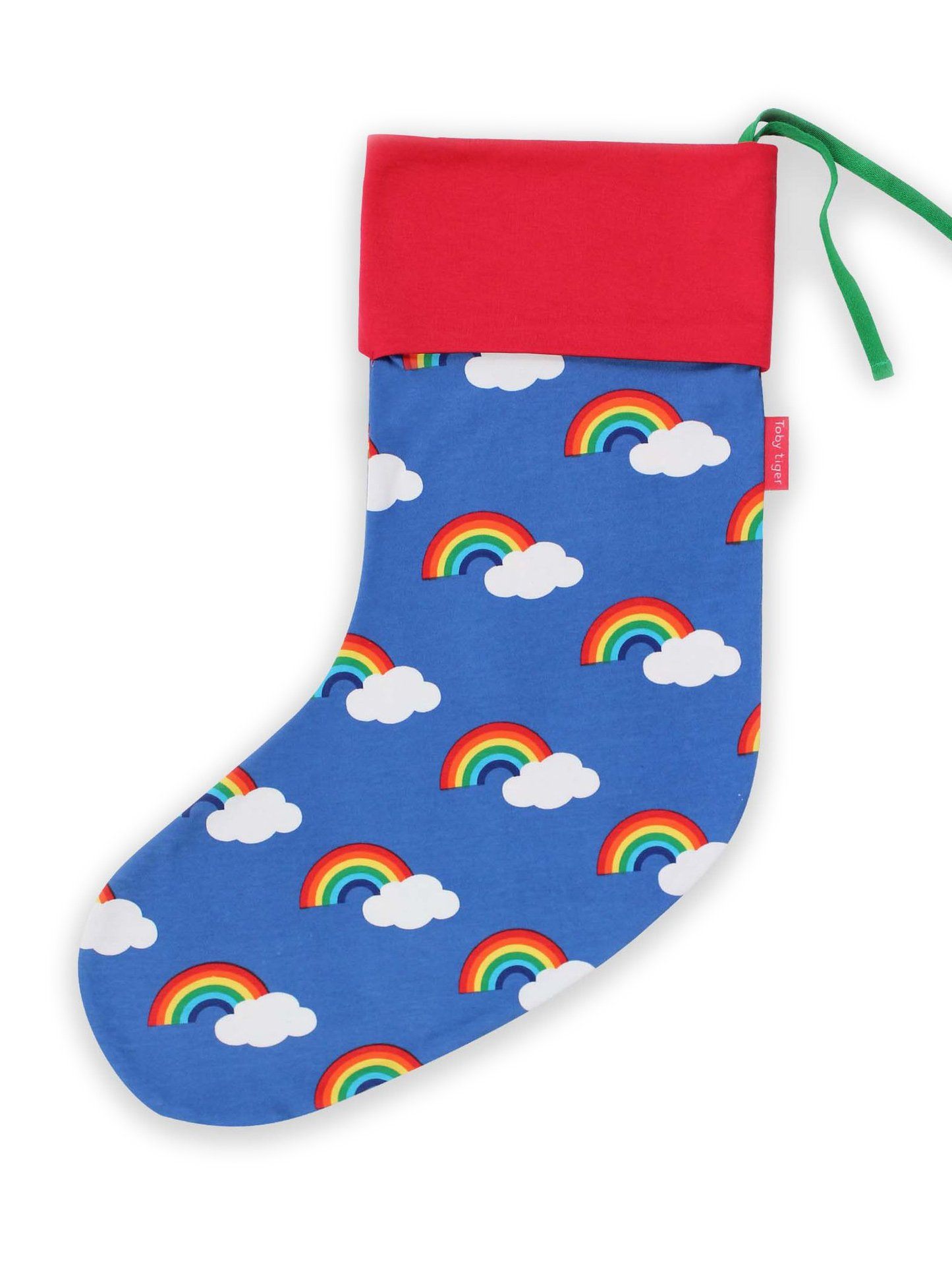 Organic Blue Rainbow Stocking by Toby Tiger Toy Toby Tiger 