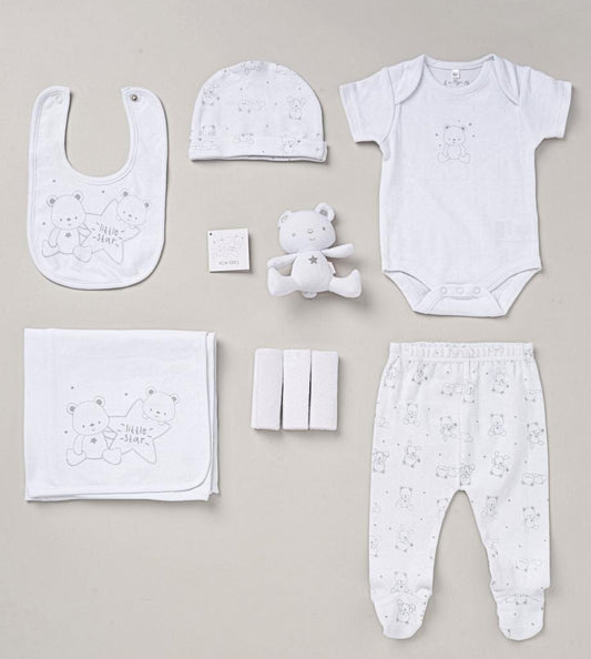 10 piece layette "Teddy" Set Rock a Bye Baby 