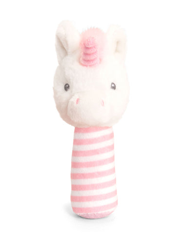 Unicorn Stick Rattle - 100% Recycled Rattle Keel Toys 