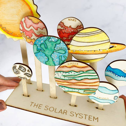 Solar System Craft Kit Sibling Gifts Cotton Twist 