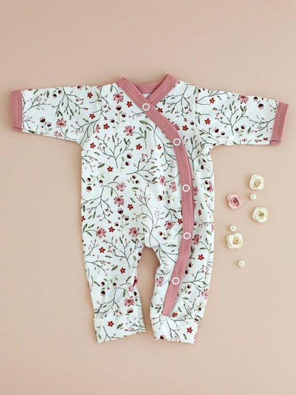 Sleepsuit for Premature Babies, Blossom Sleepsuit / Babygrow Tiny & Small 