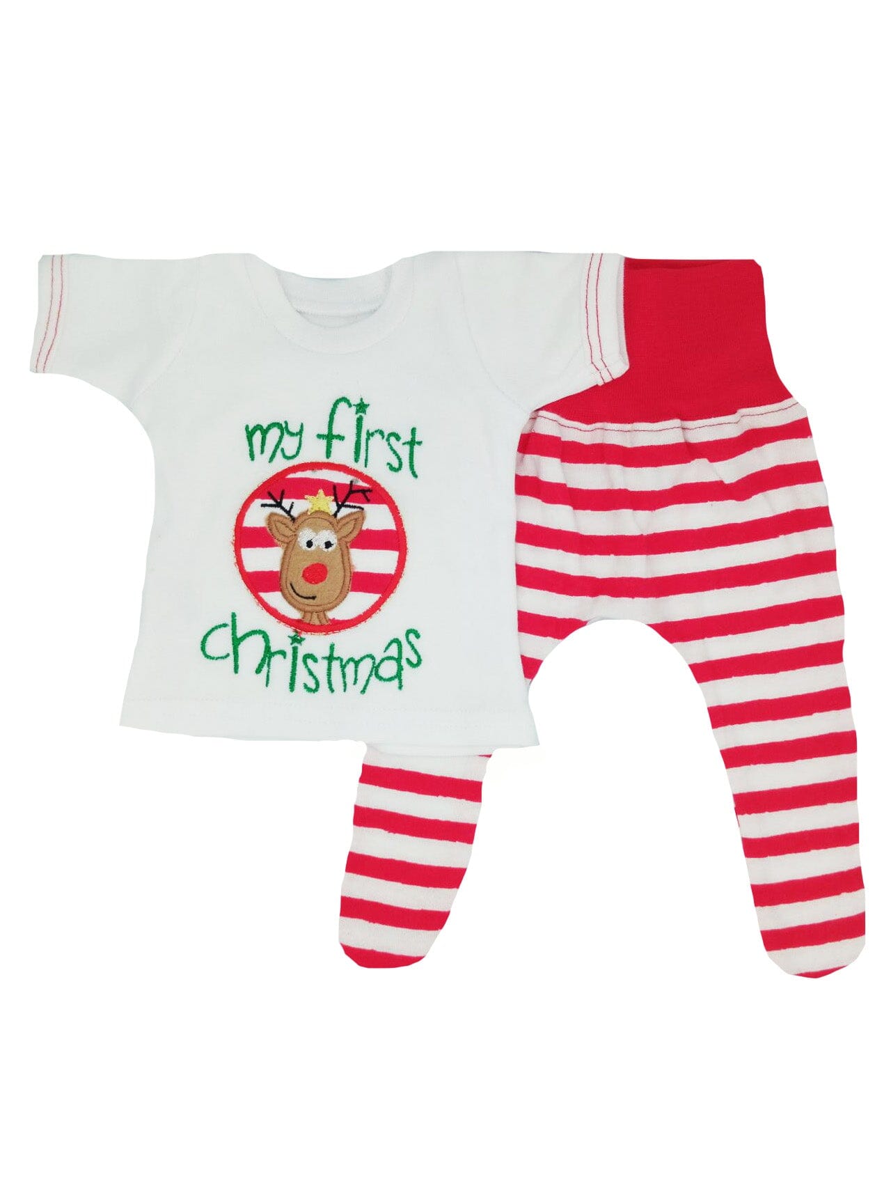 My First Christmas Premature Top & Trouser Set Set Little Lumps 