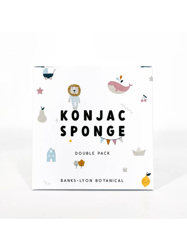 Konjac Baby Sponge (Double Pack) Parent Gift Banks-Lyon Botanical 