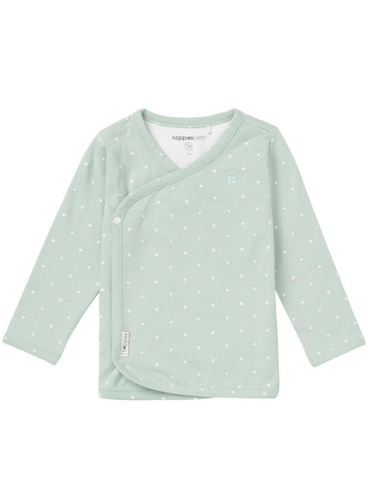 Mint With Stars Wrap-Over Top Top / T-shirt Noppies 