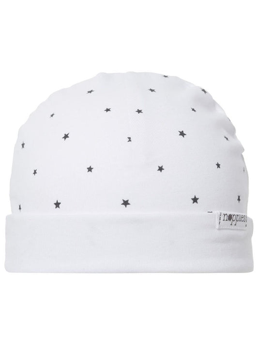 White Star Hat - Organic Cotton (Tiny Baby, 4-7lb) Hat Noppies 