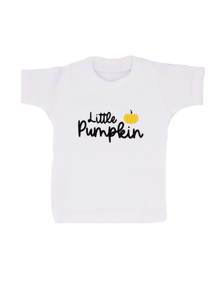 "Little Pumpkin" Top - White Top / T-shirt Tiny & Small 